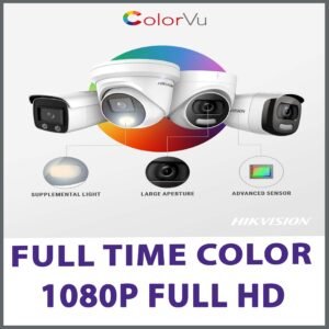 Hikvision 1080P HD Full Time Color Camera Package