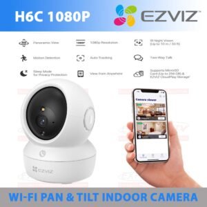 ezviz h6c pro pan/tilt indoor smart home wifi camera